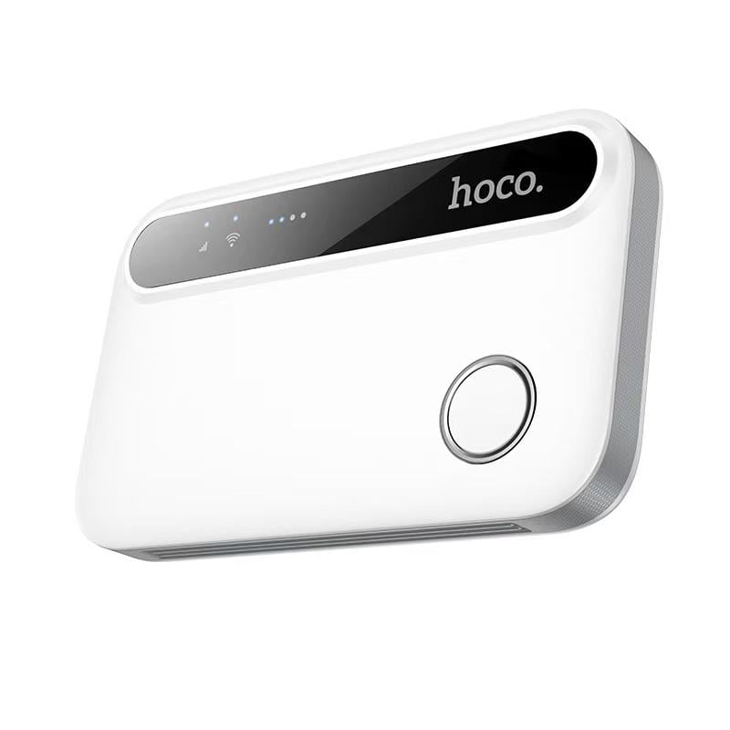 Роутер портативный Hoco HI41 Mobile Portable Wi-Fi Micro SIM 2100 mAh White (6942007647984)