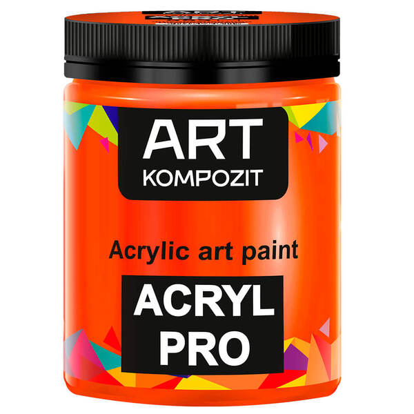 Акрилова фарба ART Kompozit 553 430 мл Помаранчевий флуоресцентний (KT553) - фото 1 Акрилова фарба ART Kompozit 553 430 мл Помаранчевий флуоресцентний (KT553) - фото 1