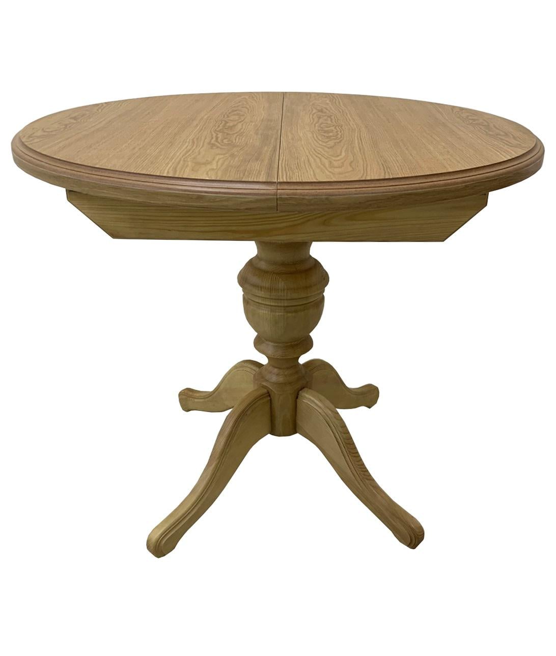 Стол обеденный раскладной VT-S1 круглый Натуральный (c48e7ae4)