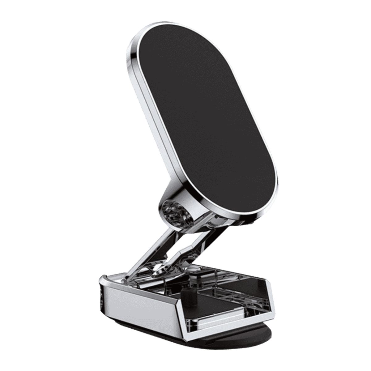 Держатель SlideHolder 360° магнитный для телефона в машину Серебристый (375) Держатель SlideHolder 360° магнитный для телефона в машину Серебристый (375)