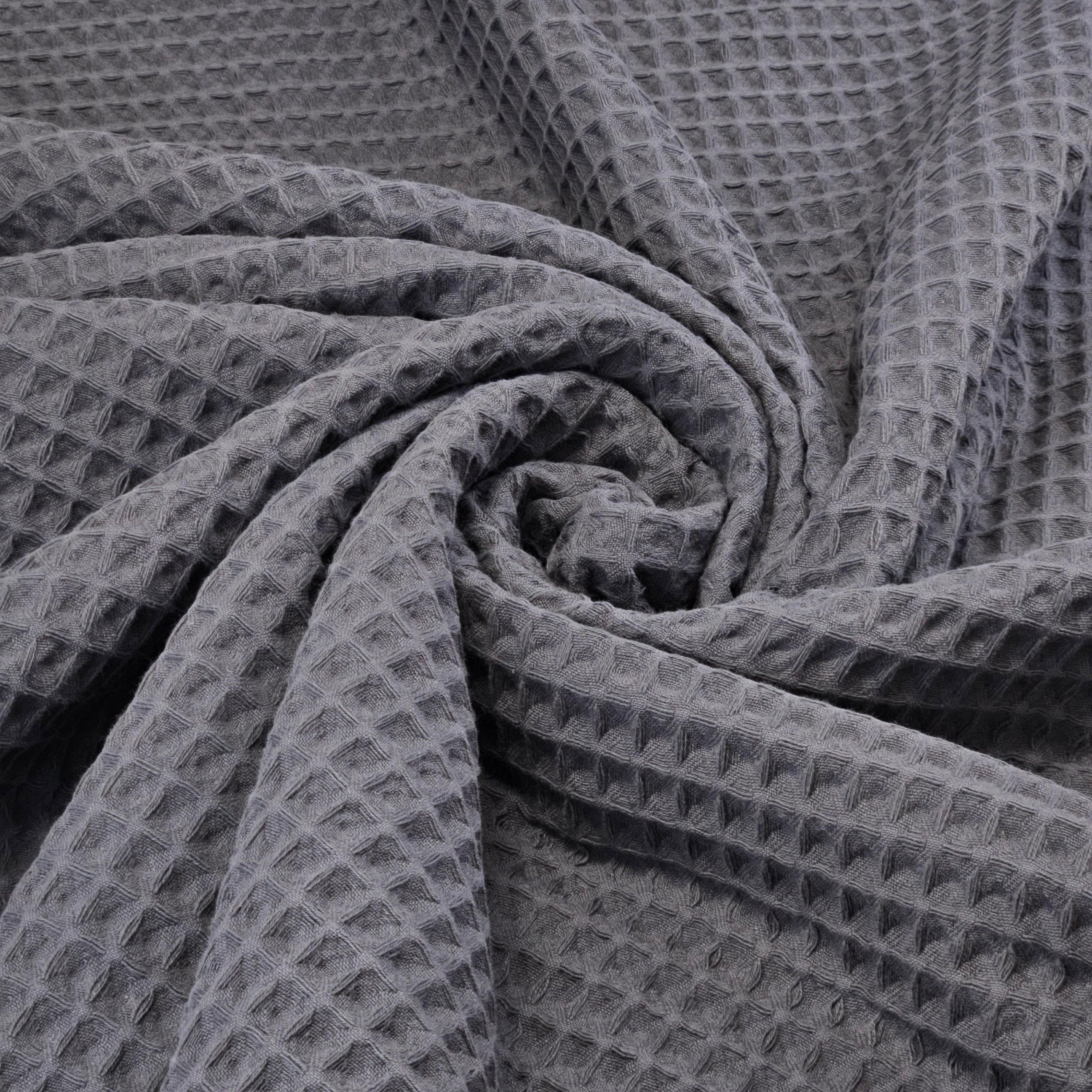 Ткань пике Грек 240 см хлопок Антрацит (14527)