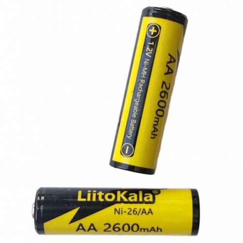 Батарейка LiitoKala Ni-26/AA 1,2B 2600 mAh Blister 1 шт. (11879139) - фото 3