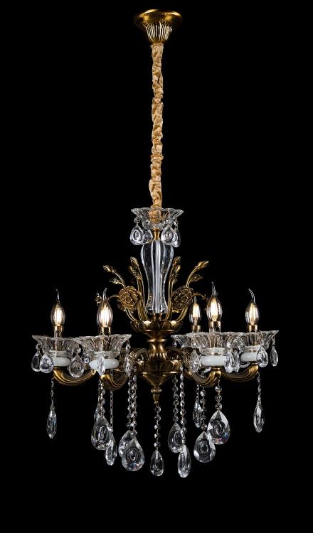 Люстра свеча Ray L77120/6 GAB (IR006878)