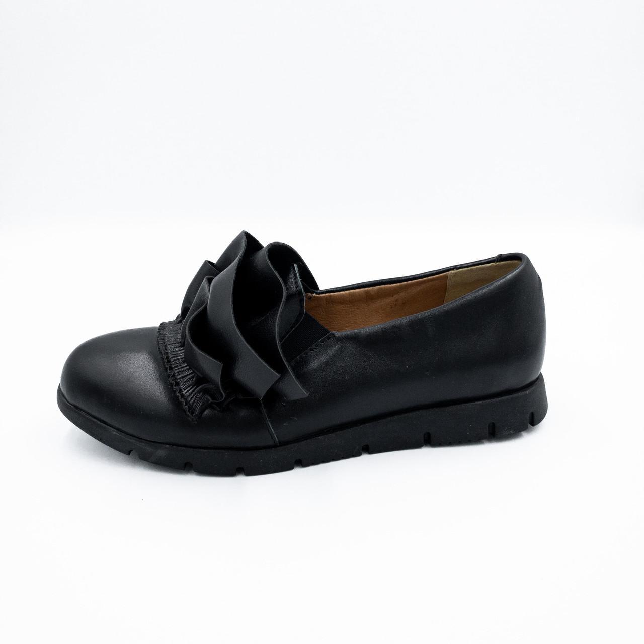 Лофери для дівчинки Belali-Beloli шкіра р. 32 Чорний (411) - фото 3 Лофери для дівчинки Belali-Beloli шкіра р. 32 Чорний (411) - фото 3