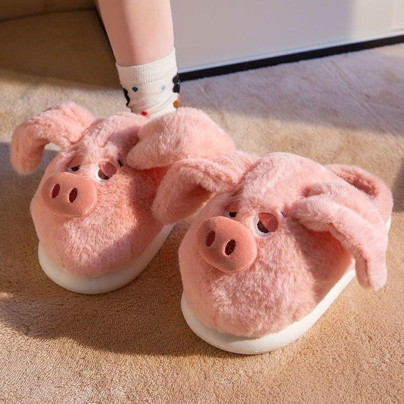 Тапочки Свинки с длинными ушами р. 39-40 Розовый (3139699502)