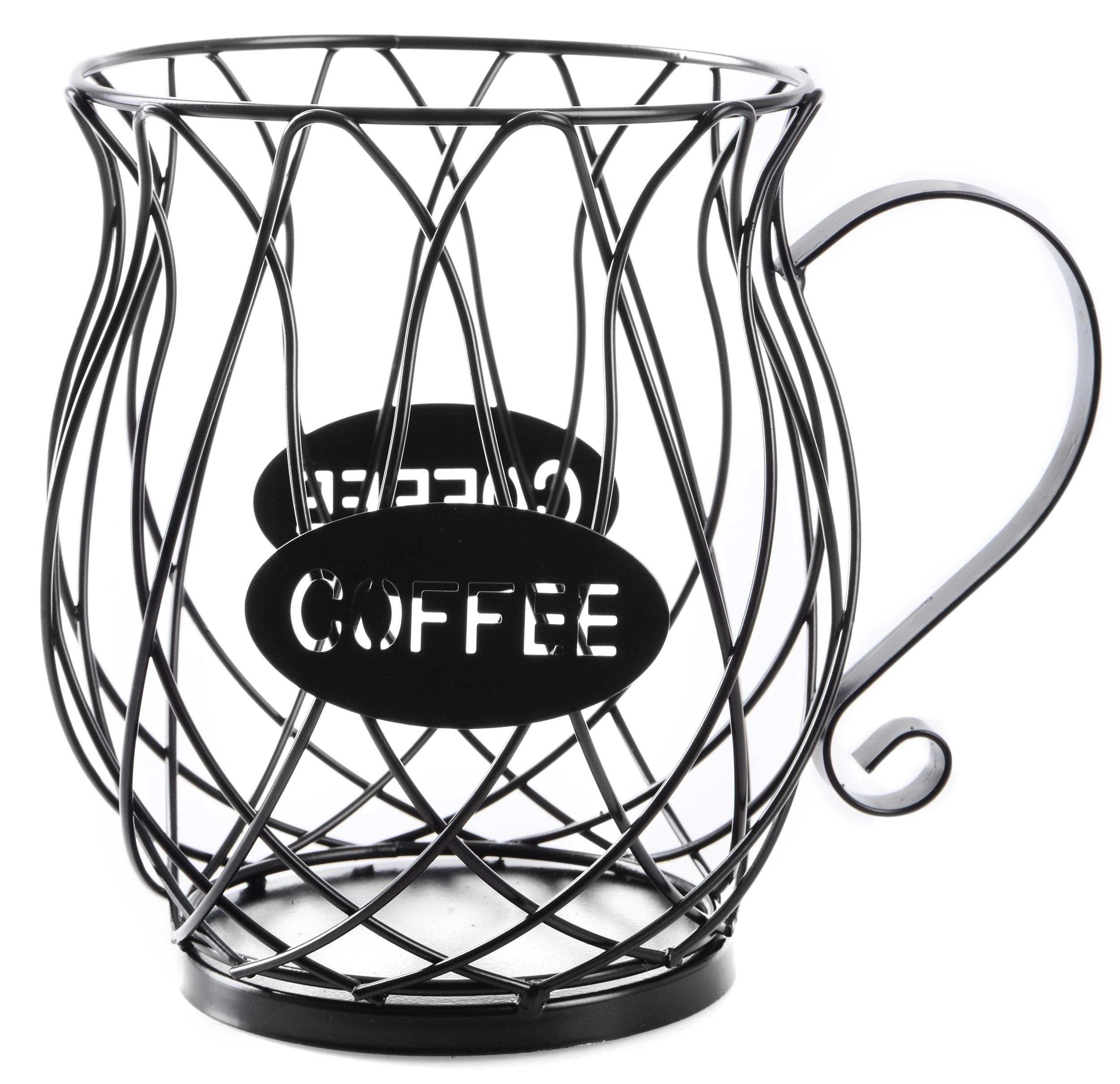 Фруктовниця VIVA Lacy Mug Black фігурна металева 18x14 см (B090060)