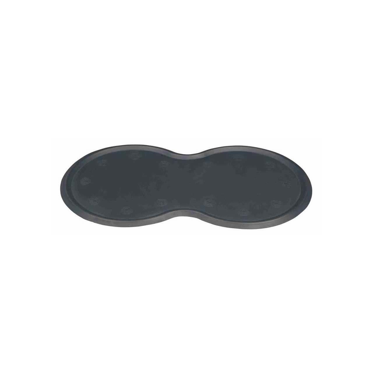 Коврик под миску Trixie для собак каучук 45х25 см Темно-серый (4011905245614)