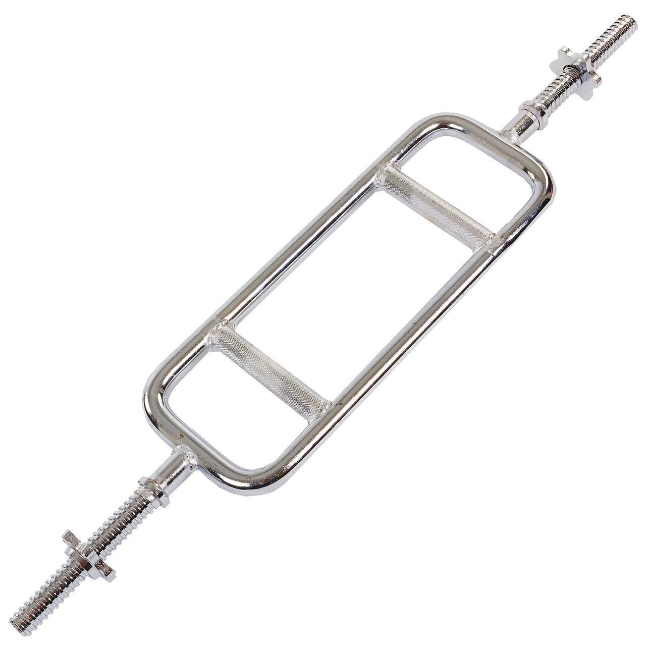 Гриф для штанги Shuang CAI стальной хромированный рамка с параллельным хватом с замками 0,8 6м ø25 мм (2532860531)