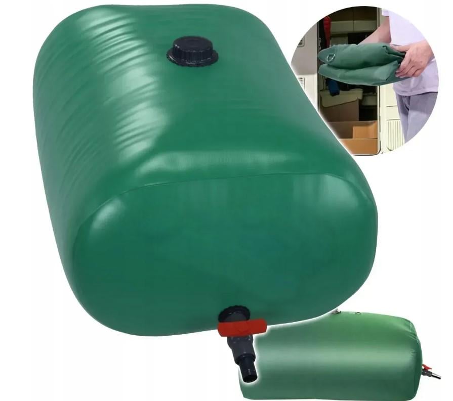 Емкость для сбора дождевой воды BassPolska 500 л Зеленый Емкость для сбора дождевой воды BassPolska 500 л Зеленый