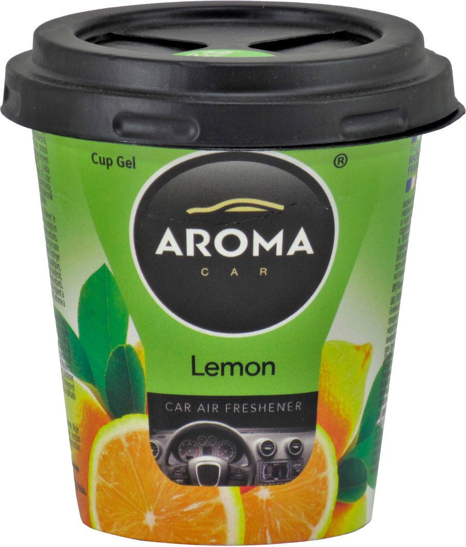 Ароматизатор для авто Aroma Car Cup Lemon на панель приборов 130 мл (92875)