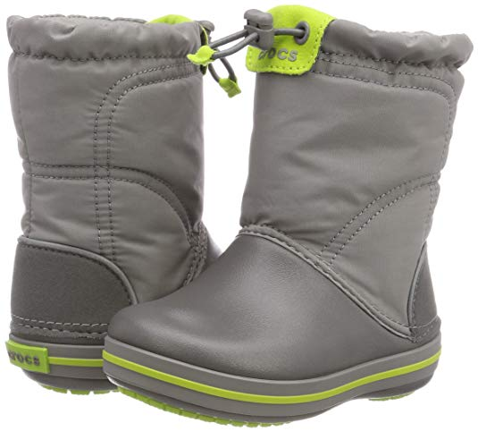Чоботи Сrocs Crocband LodgePoint Snow Boots Smoke-Graphite р. 25-26 Сірий (5952)
