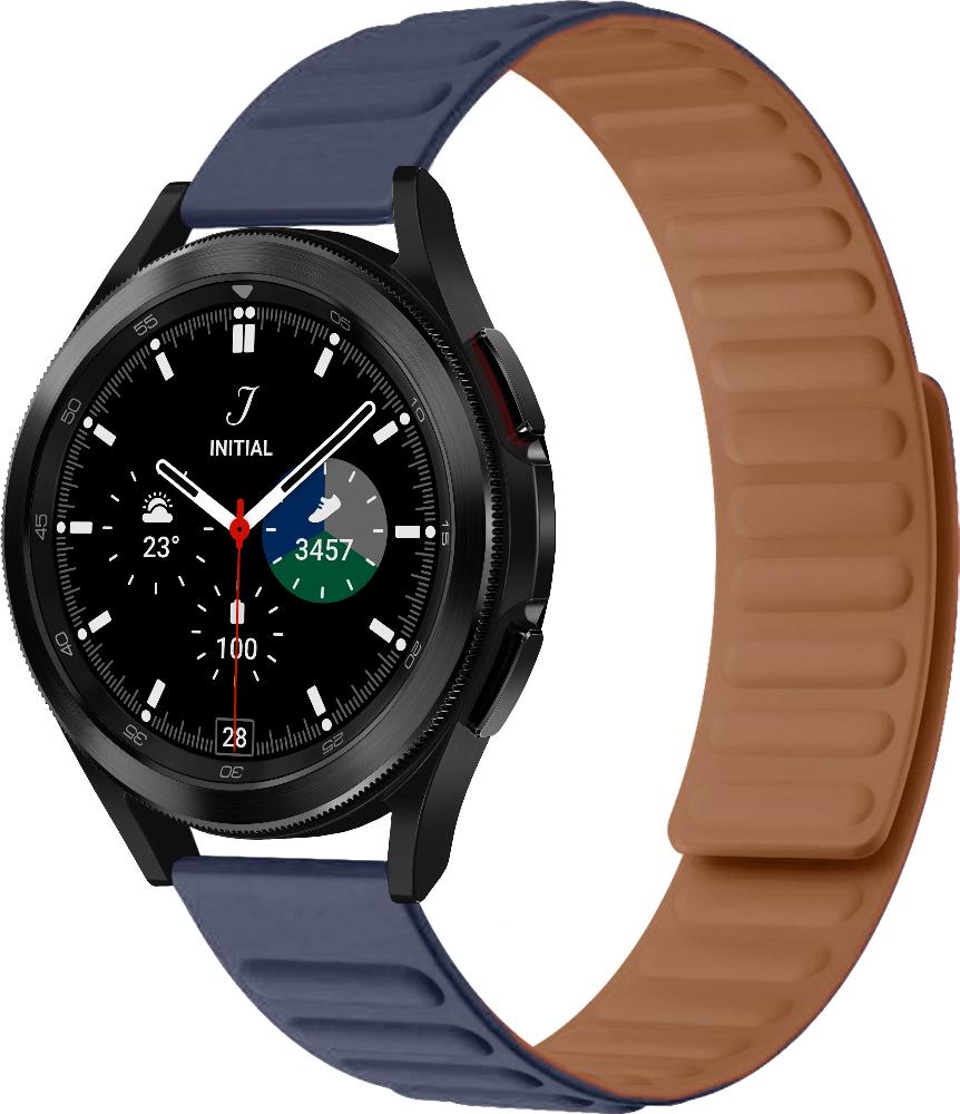 Ремешок Magneter для Galaxy Watch 4 Classic 46 мм Dark Blue (26617-5D)