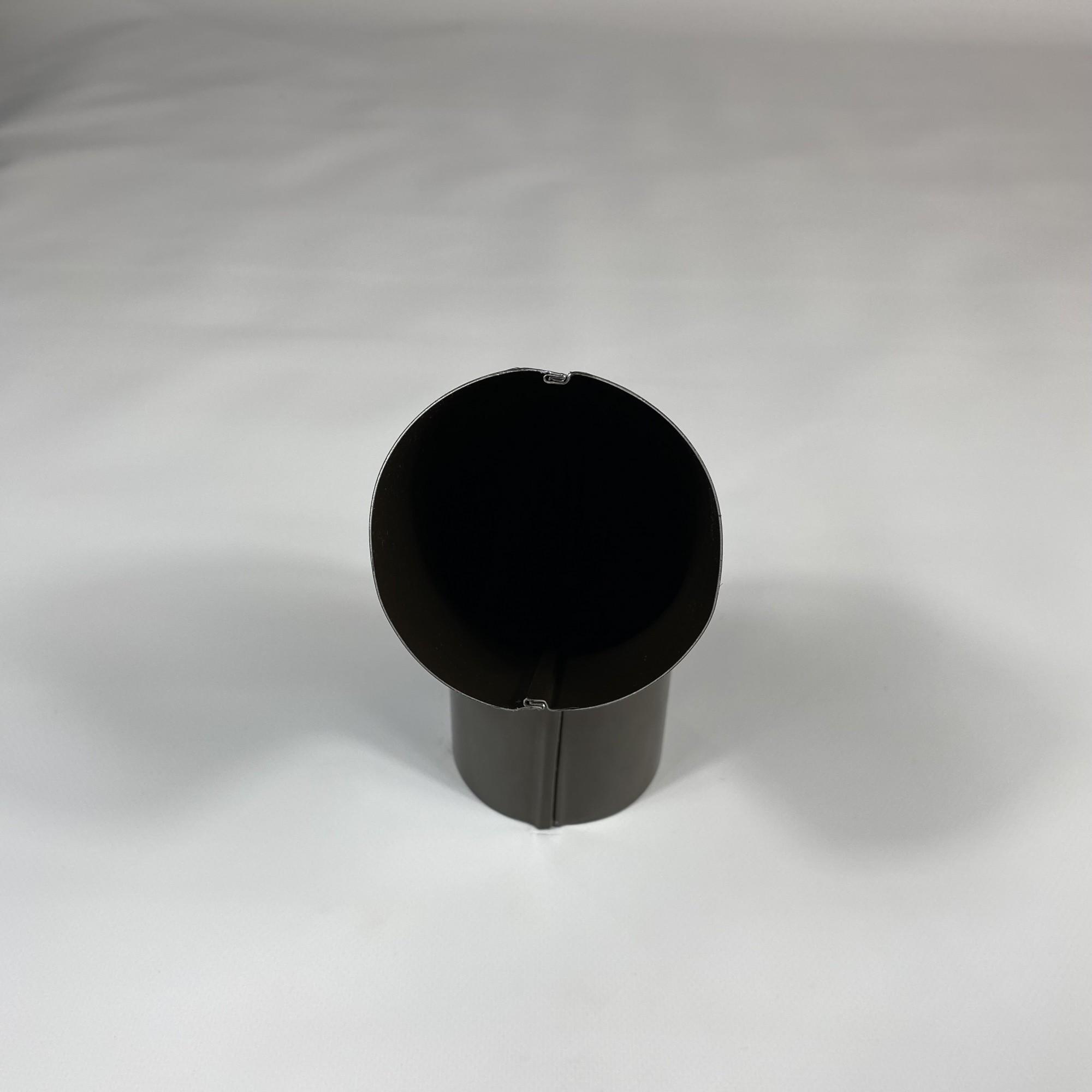 Колено водосточной трубы Stream RAL 8019 90 мм Темно-коричневый (000053) - фото 2 Колено водосточной трубы Stream RAL 8019 90 мм Темно-коричневый (000053) - фото 2