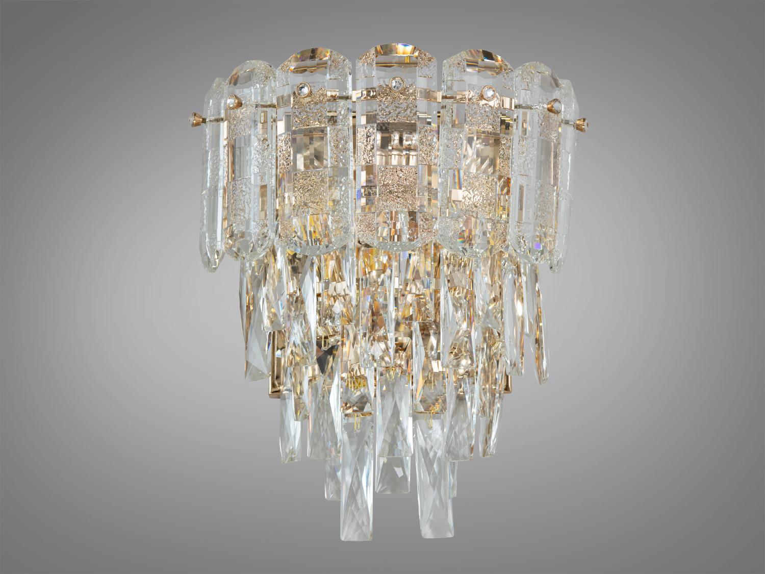 Бра из хрусталя в классическом исполнении D898-B G Золотой (D898-B G)