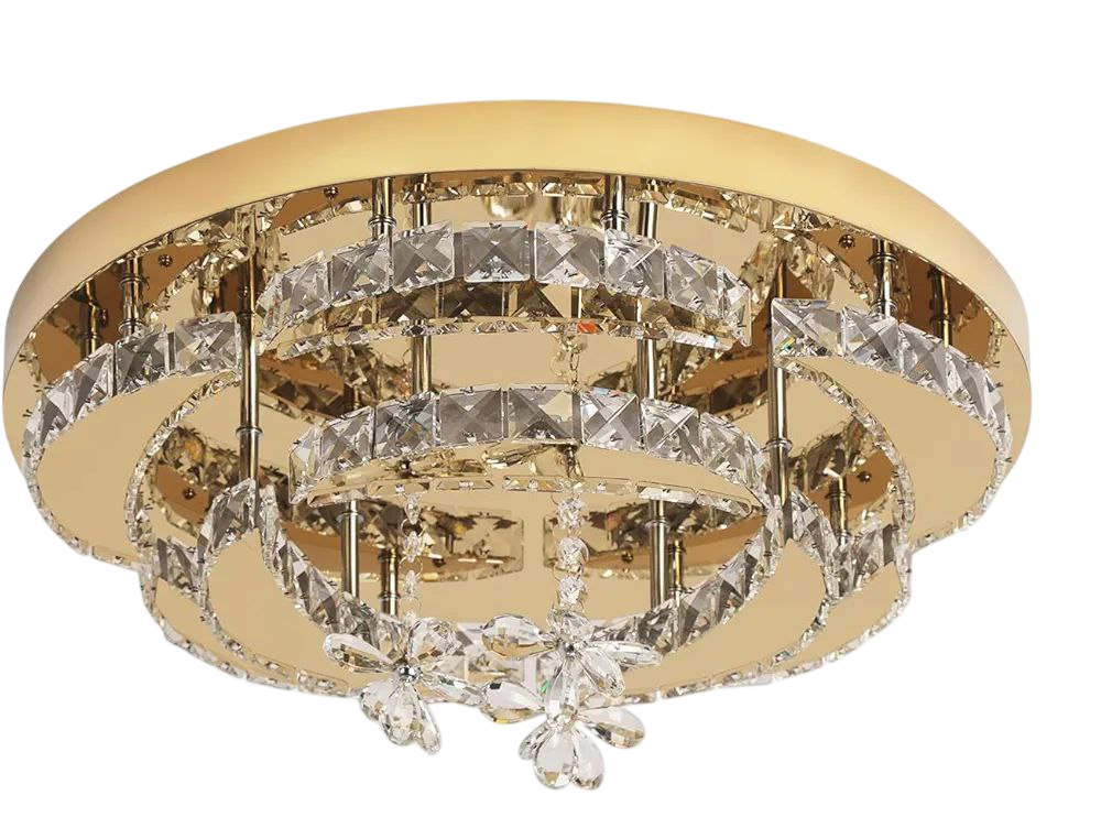 Люстра Deckrico Goldlüster Crystal Ceiling Light 50 см Золотистий (31458292) Люстра Deckrico Goldlüster Crystal Ceiling Light 50 см Золотистий (31458292)