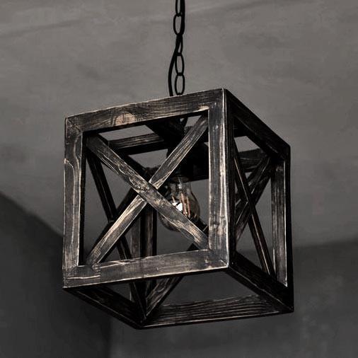 Подвесной светильник из дерева Малуанго Венге (ЛЮС-002312)