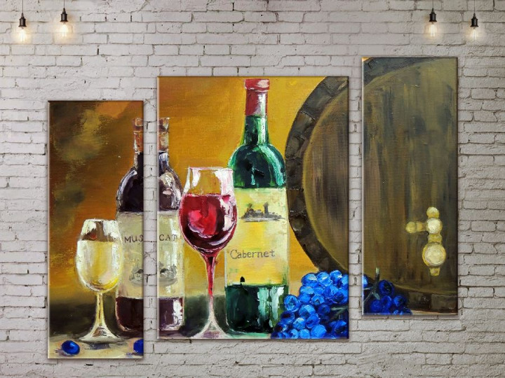 Картина модульная ArtStar Для кухни ADK0039 150х180 см 3 части