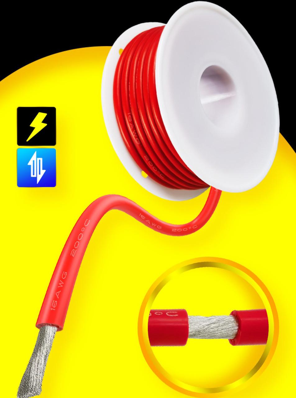 Набір монтажного дроту HandsKit 24AWG-RG у силіконовій ізоляції 0,2 мм2x10 м Різнокольоровий (2379180576) - фото 5