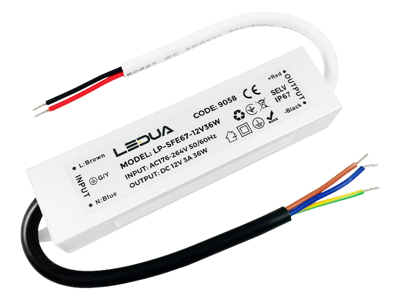 Блок живлення LEDUA 36W IP67 12V (LP-SFE67-12V36W)