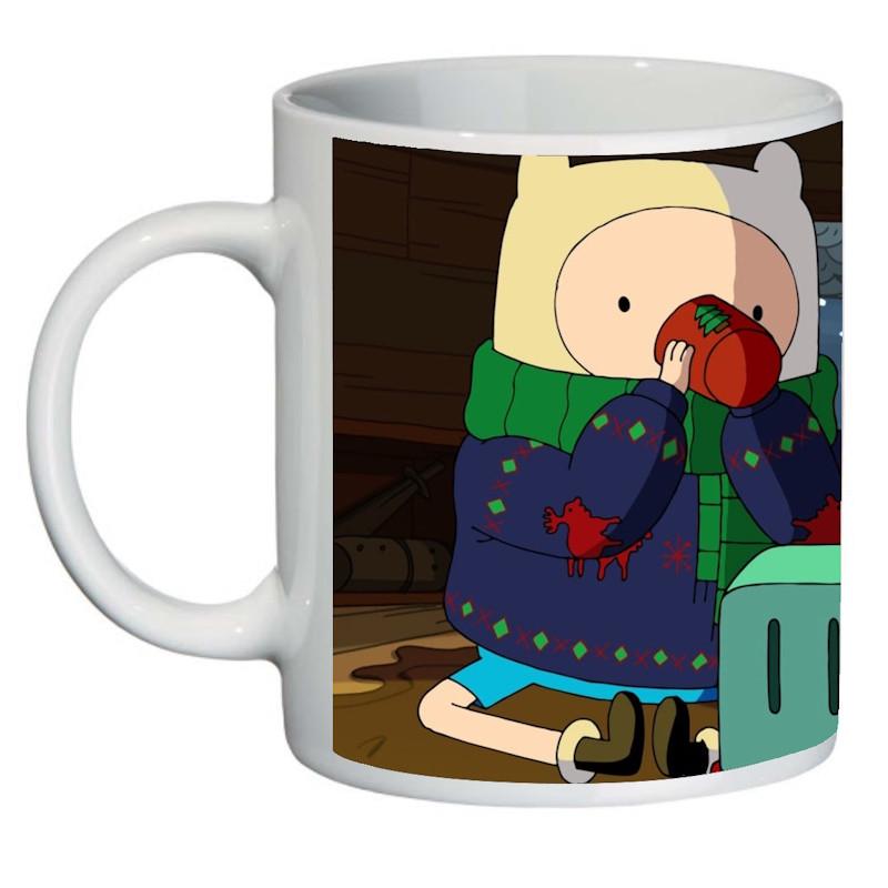 Чашка с принтом Время приключений SC-ATR-001- 14 (2181713213)