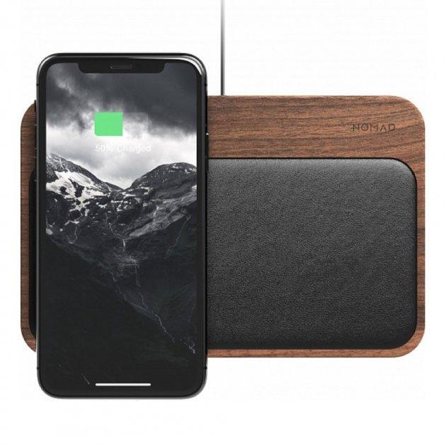 Беспроводная зарядка Nomad Base Station Hub Edition, Walnut (NM300W4A00)