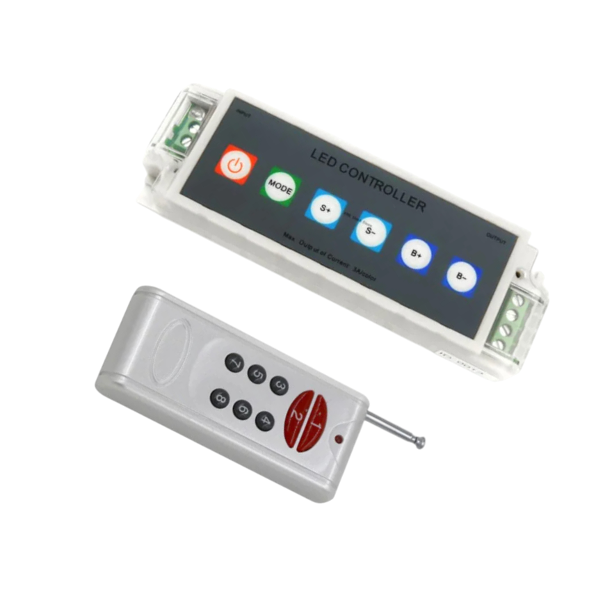 Контроллер освещения RGB FTC Радио21 ДК 12-24В 3×3А с пультом 130х40х51 мм 1 шт. (000032229_1) - фото 10 Контроллер освещения RGB FTC Радио21 ДК 12-24В 3×3А с пультом 130х40х51 мм 1 шт. (000032229_1) - фото 10