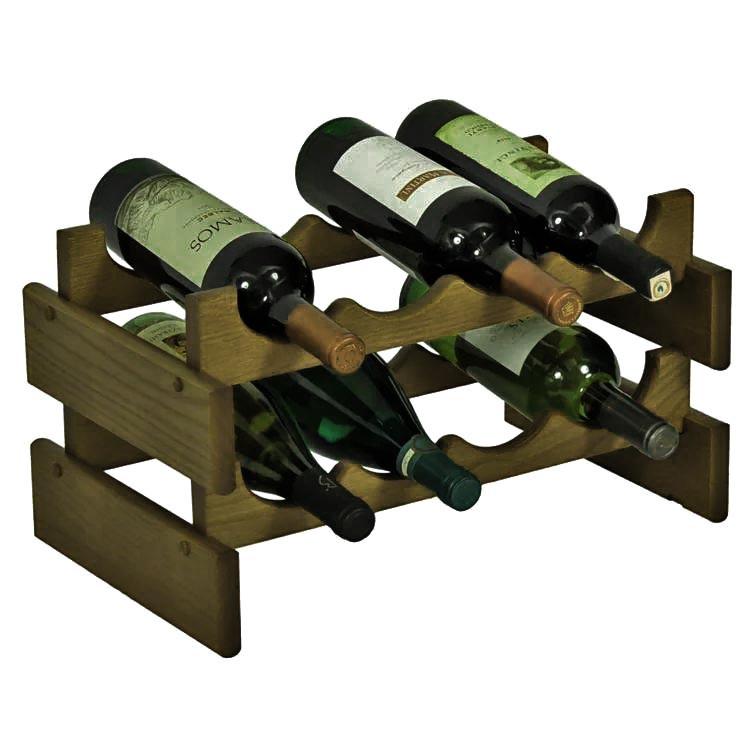 Полка для вина настольная Баркер 8 Мускат (Впс-803407)