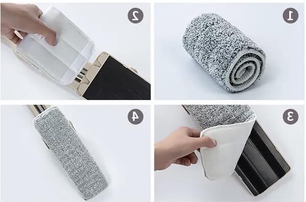 Запаска на швабру микрофибра с фиксацией 33х12 см (23705426) - фото 8 Запаска на швабру микрофибра с фиксацией 33х12 см (23705426) - фото 8