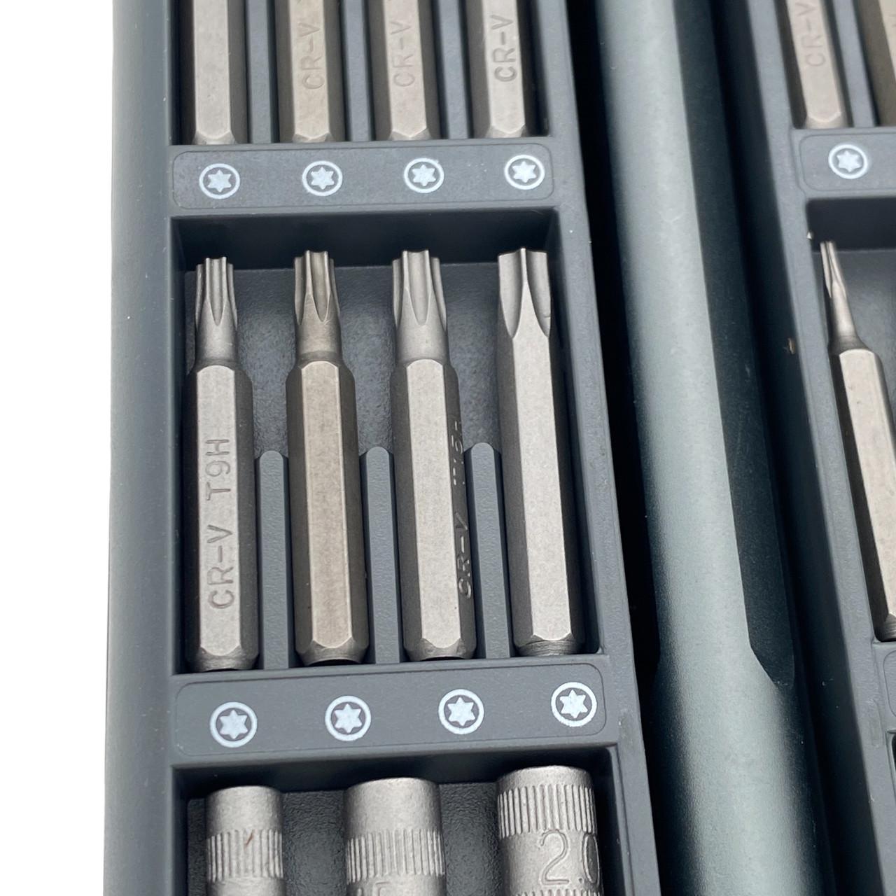 Отвертка с набором магнитных бит с чехлом 63в1 (2201473962) - фото 10