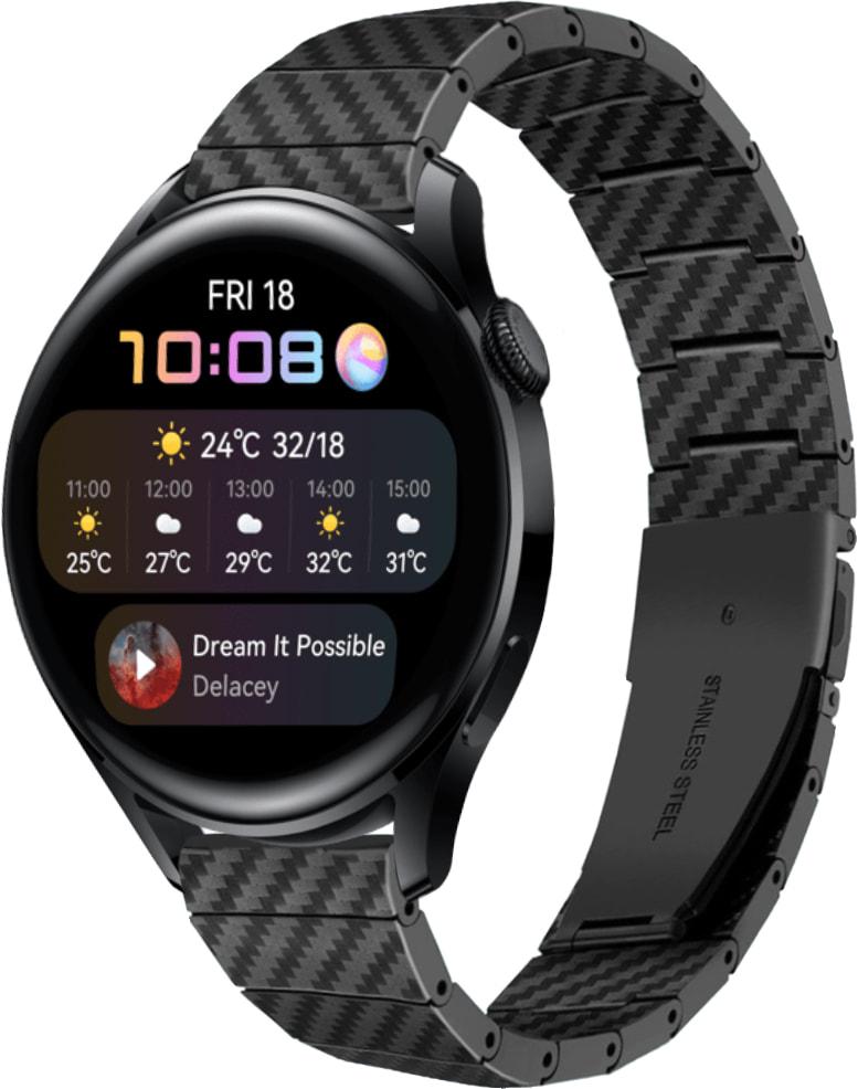Ремешок Armrok для Huawei Watch 3 Black (31674-2B)
