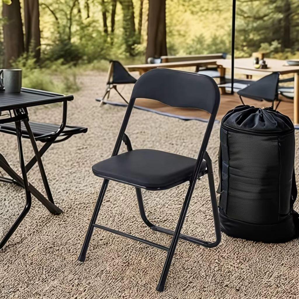 Стілець складаний TIKO Intarsio екокожа/метал Чорний (28710776) - фото 16 Стілець складаний TIKO Intarsio екокожа/метал Чорний (28710776) - фото 16