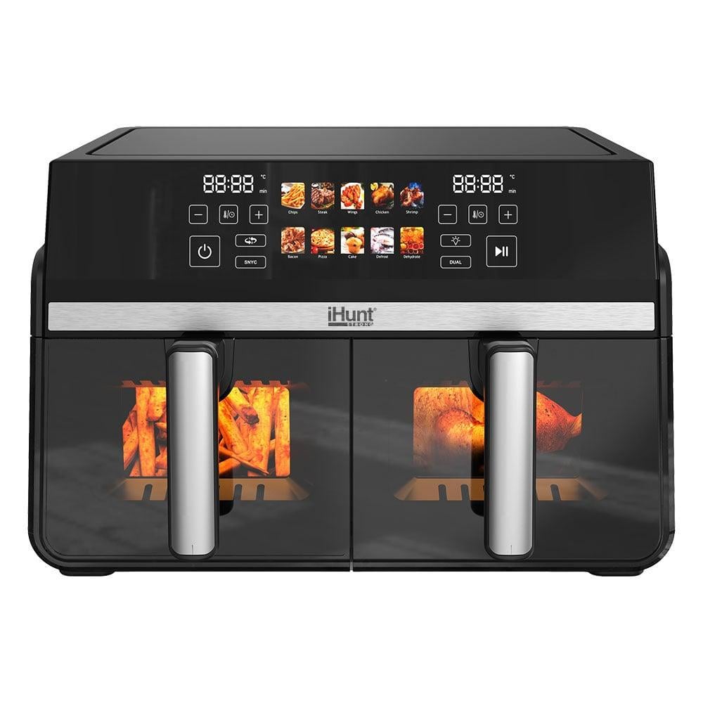 Аэрофритюрница iHunt Bro Dual 10L с двойной зоной сенсорное управление 2200 Вт