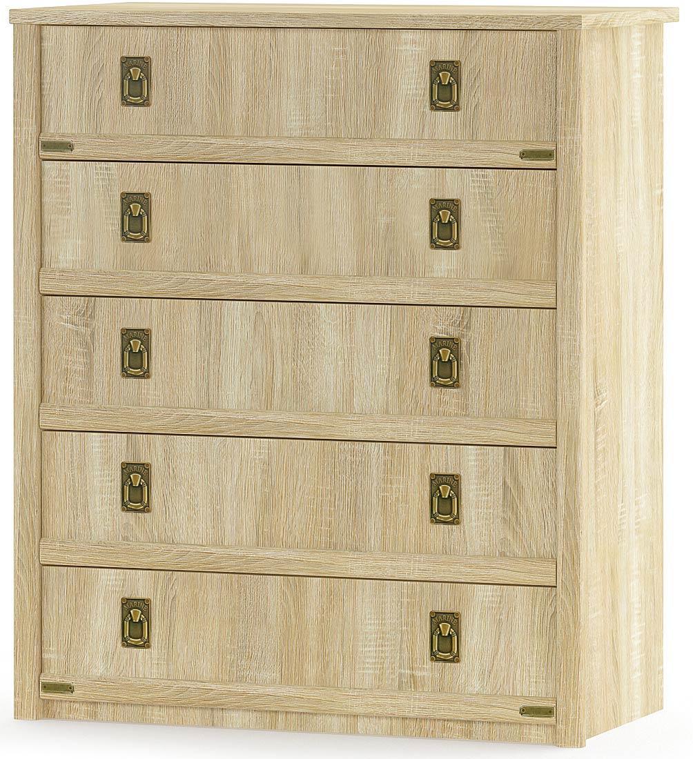 Комод Мебель-Сервіс 5Ш Valensiya Дуб самоа (27283091)