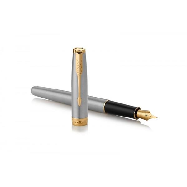 Ручка перьевая Parker SONNET 17 Stainless Steel GT FP F 84 111 16325