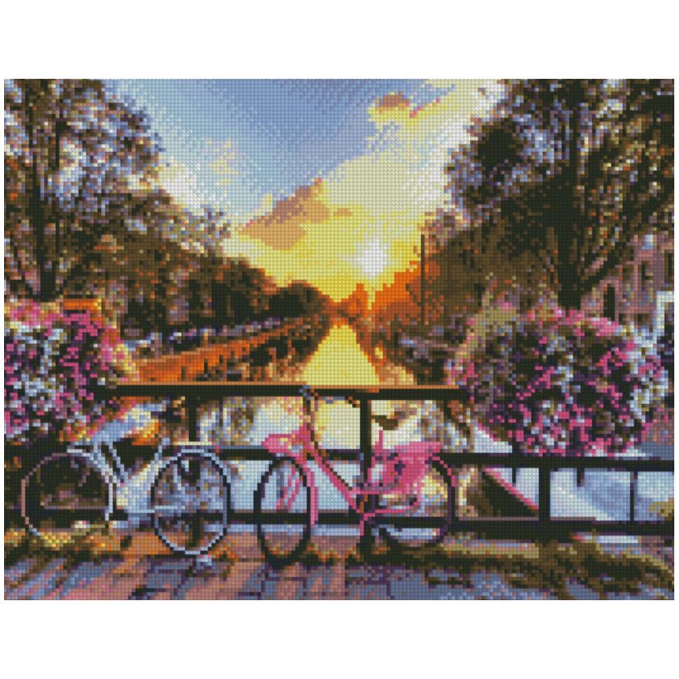 Алмазная мозаика Strateg FA0034 Цветочное мероприятие 40х50 см