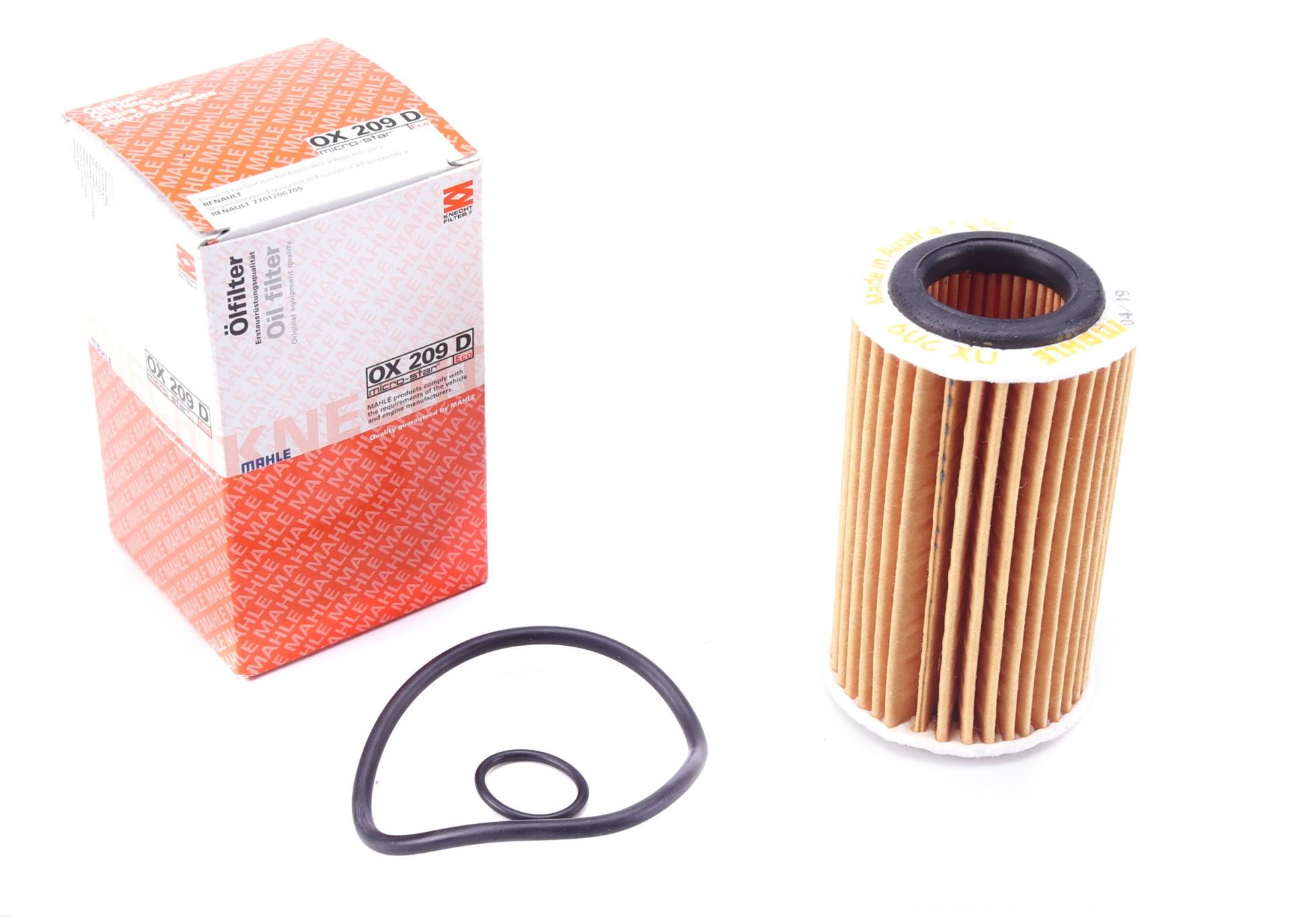 Фильтр масляный KNECHT для Renault Kangoo 1,2 97- (OX 209D)