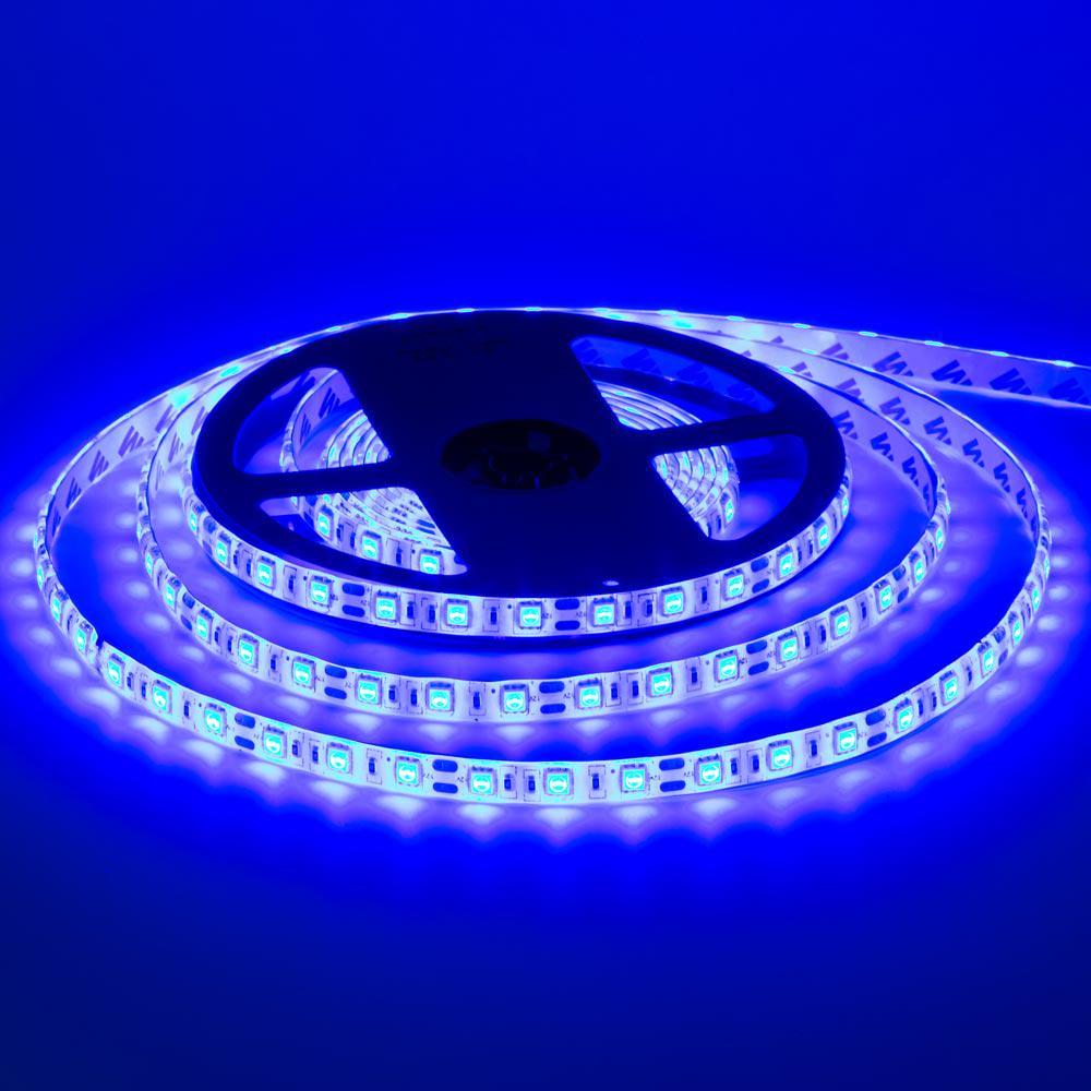 Светодиодная лента MTK 600BF3528-12 12V SMD2835 120LED/м IP65 9,6W/м 5 м Синий (1012076)