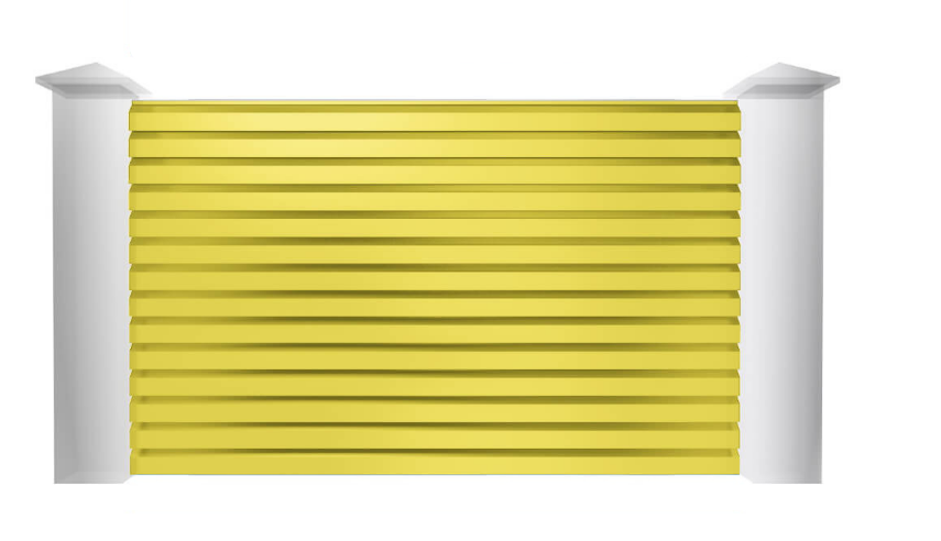 Ламели для заборов-жалюзи SIMBUD Хайтек RAL1018 (28214361)