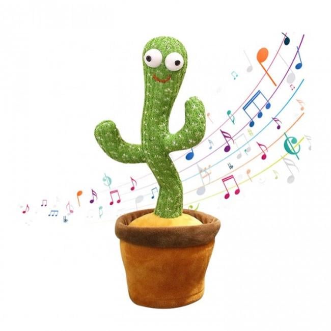 Кактус танцюючий Dancing Cactus 120 пісень з підсвічуванням (1519204198) - фото 2