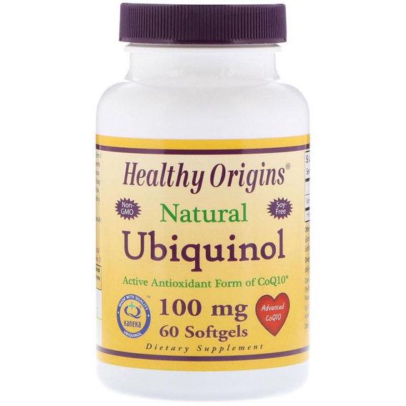 Коэнзим Healthy Origins Ubiquinol Active form of CoQ10 100 мг 60 Softgels