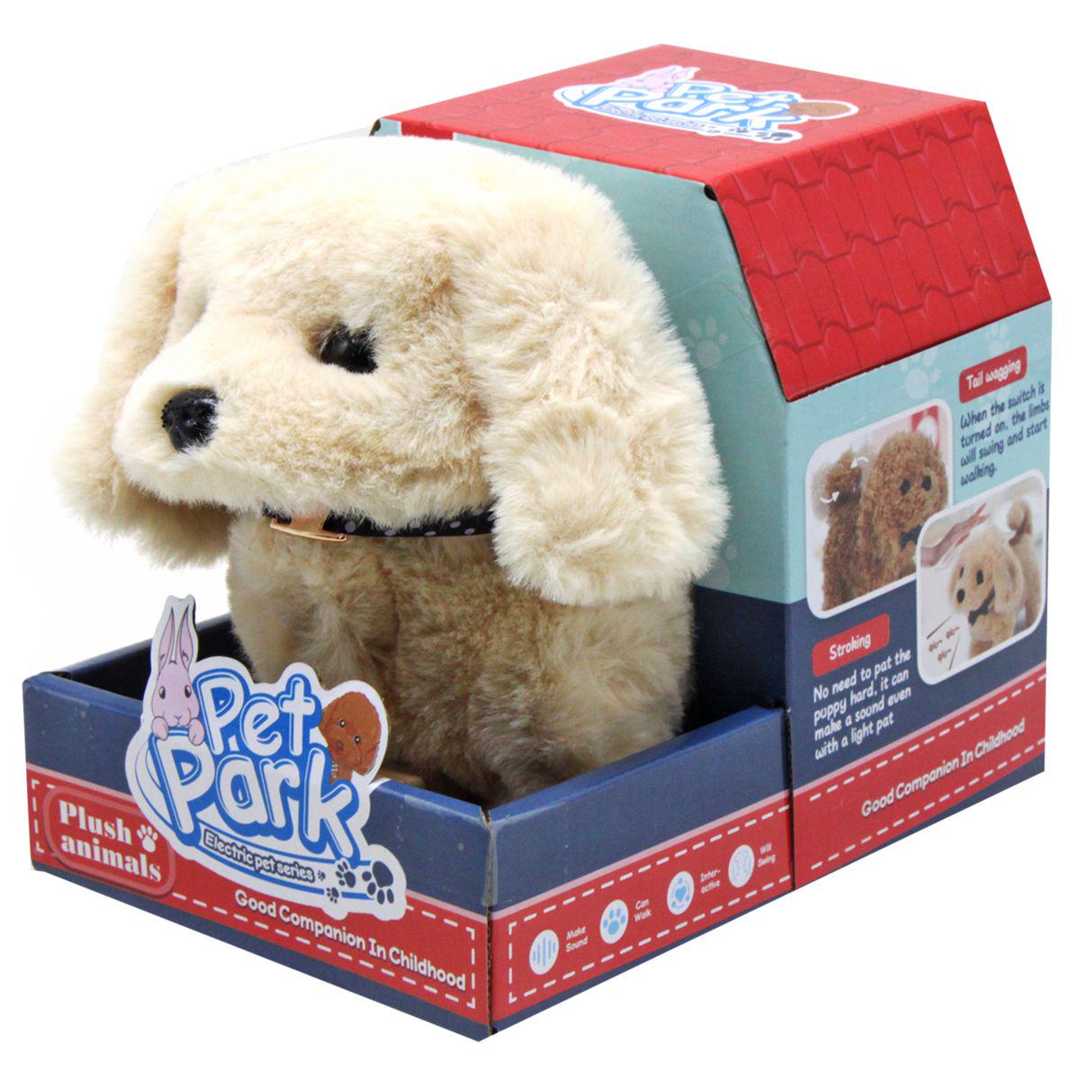 Интерактивная игрушка Песик Pet Park Кремовый (1-6-213720)