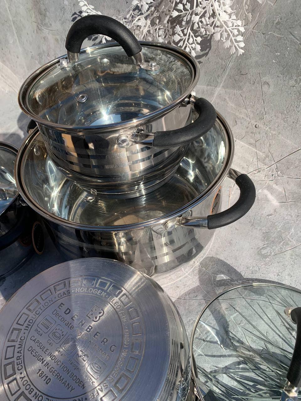 Набір каструль Edenberg EB-2414 12 пр. - фото 6