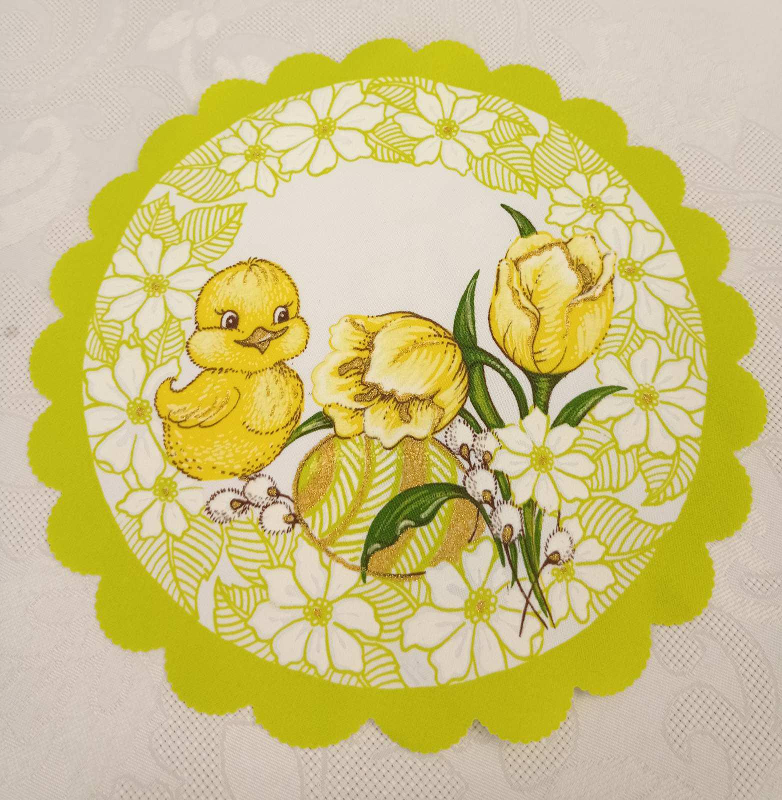 Салфетка пасхальная Easter Melody D-20 Light Green (CN14649)