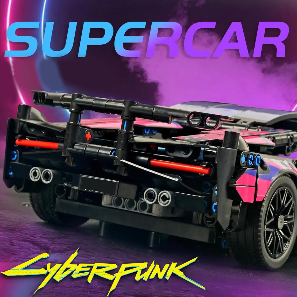 Конструктор Lamborghini Sian FK937 Cyberpunk 1291 деталь 1:14 (29011661) - фото 10 Конструктор Lamborghini Sian FK937 Cyberpunk 1291 деталь 1:14 (29011661) - фото 10
