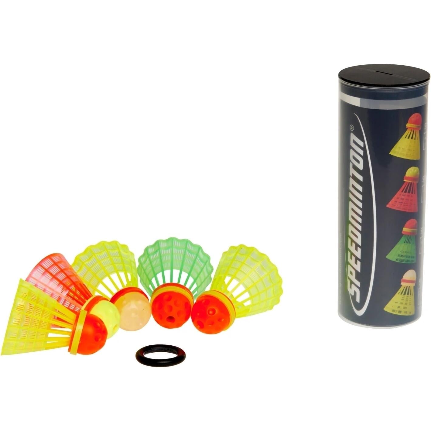 Набор воланов для скоростного бадминтона Speedminton TUBE MIX 5 шт. Разноцветный (sp400206)