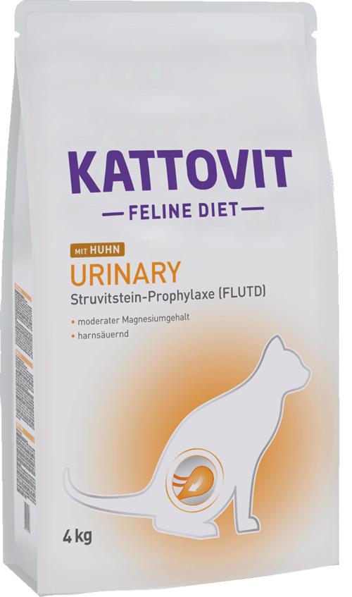 Диетический сухой корм Kattovit Urinary Huhn для кошек 4 кг.