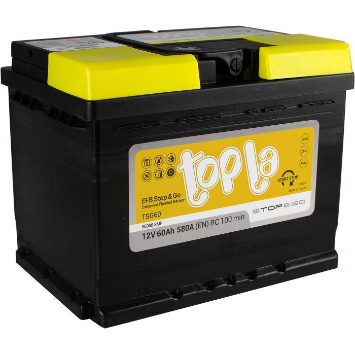 Аккумулятор Topla EFB Euro 112060 60Ah 12V