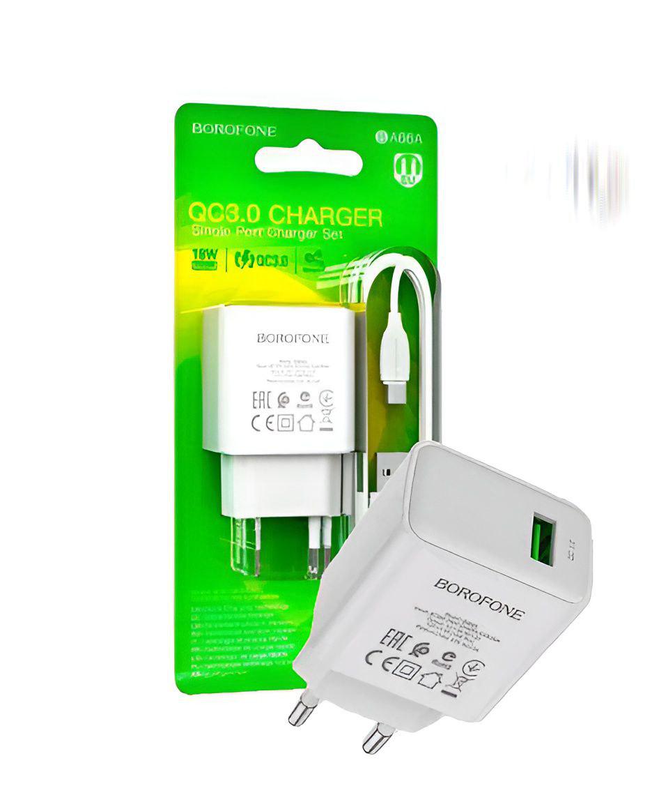 Зарядний пристрій Borofone BA66A мережевий (BA66A) - фото 3 Зарядний пристрій Borofone BA66A мережевий (BA66A) - фото 3