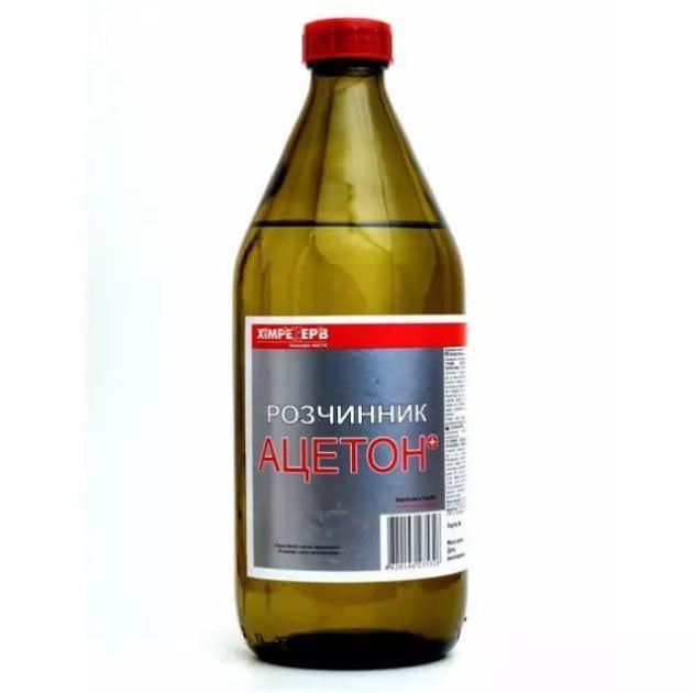 Розчинник Хімрезерв Ацетон+ 1 л (28715875)