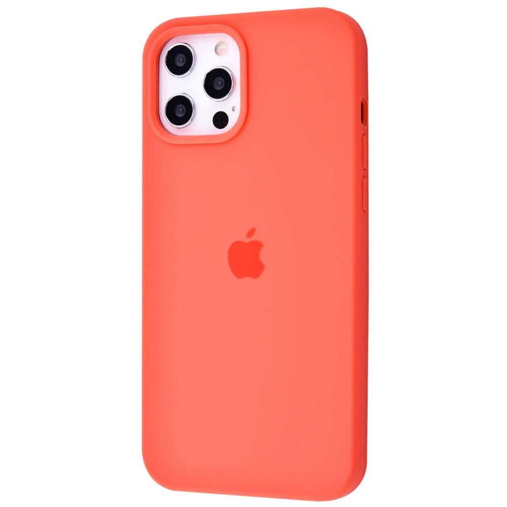 Чехол PRC Silicone case Full Cover для iPhone 12/12 Pro Pink Citrus